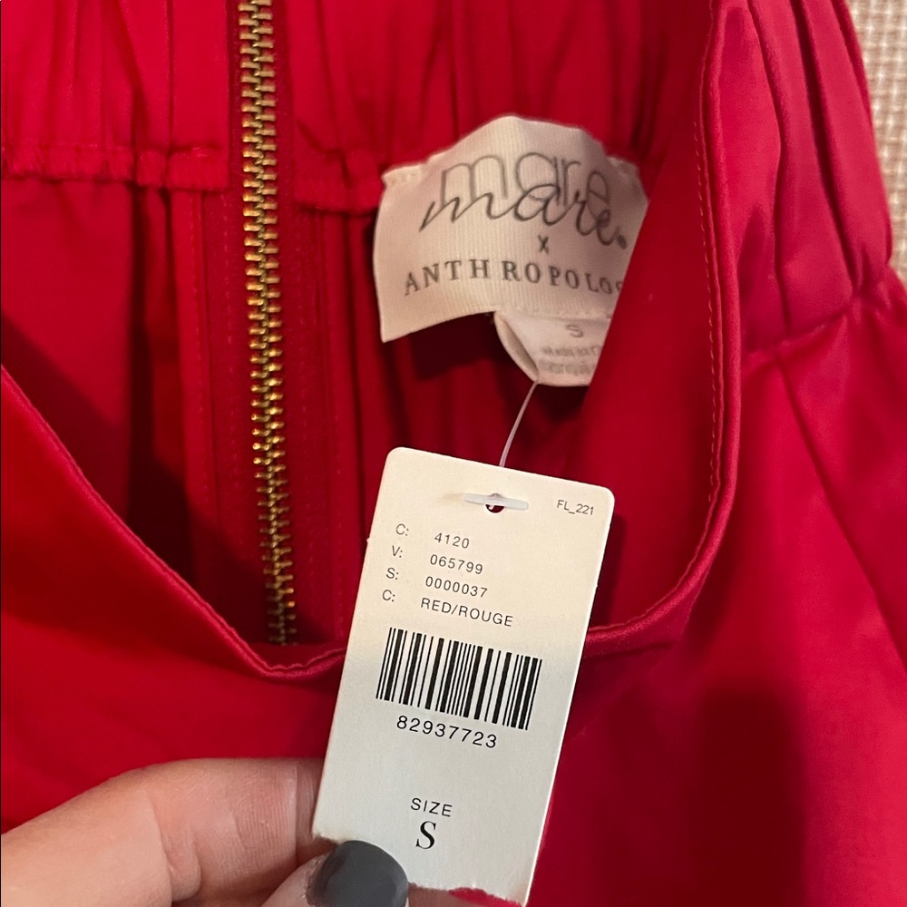 Maeve Red Maxi Skirt